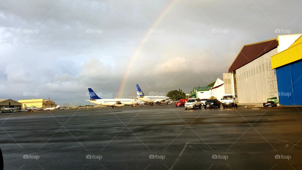 Rainbow and Planes