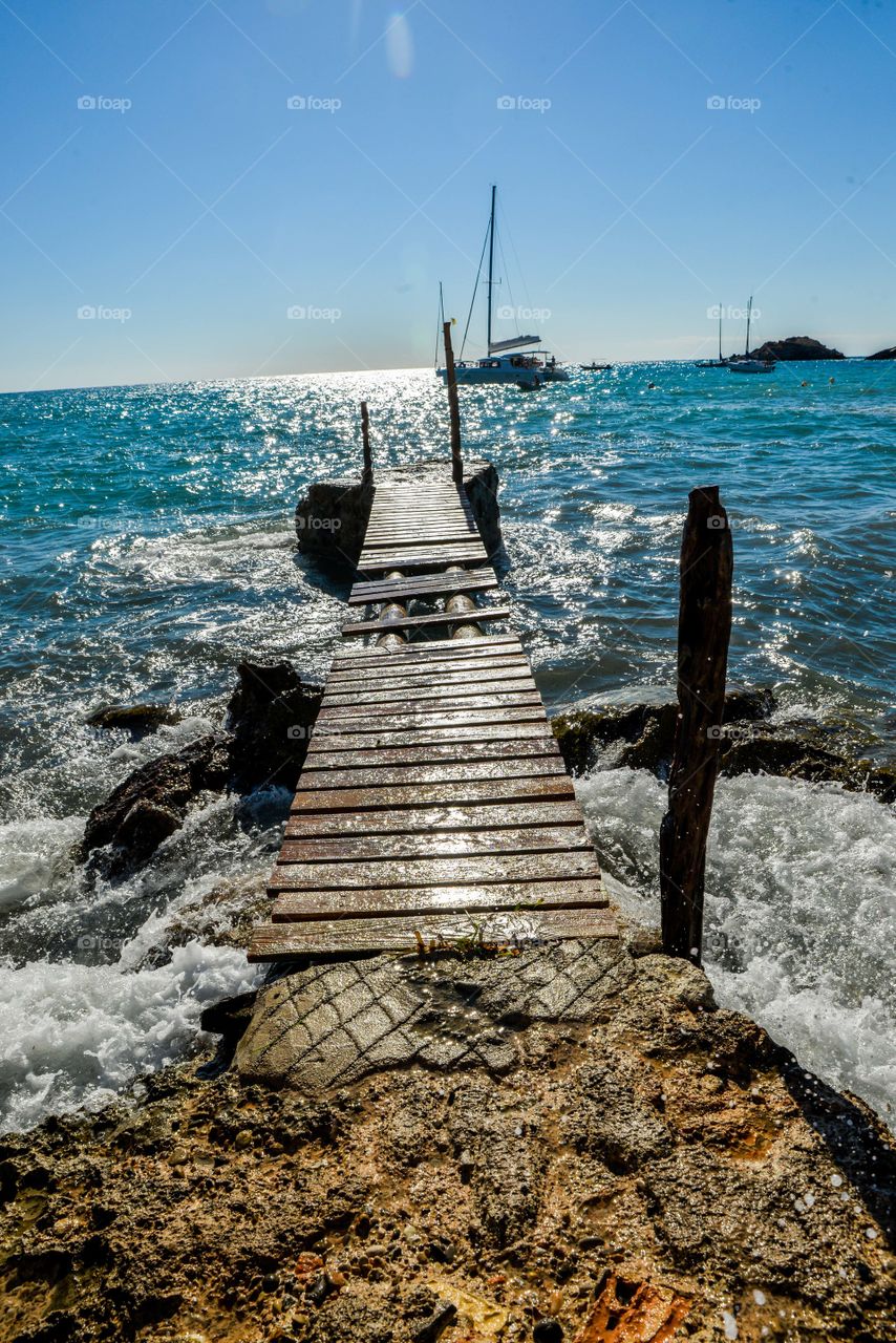 Bridge at the sea