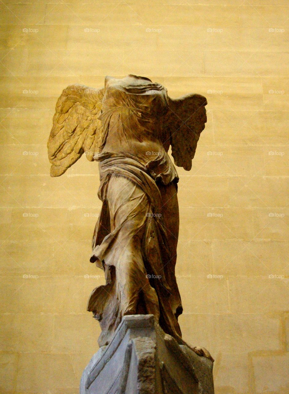 Nike or Winged Victory of Samothrace. Musee du Louvre