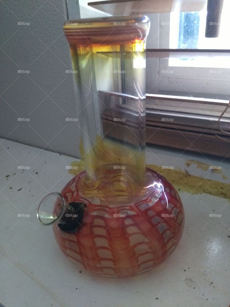 Red and Yellow Bong