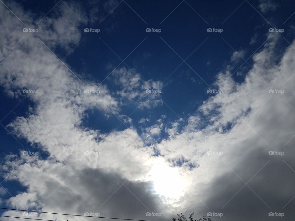 Fluffy Clouds in the sky 7