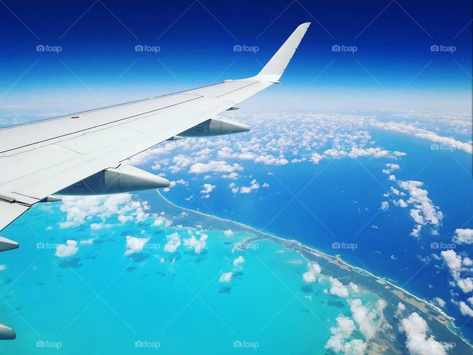 Wonderful view of the plane