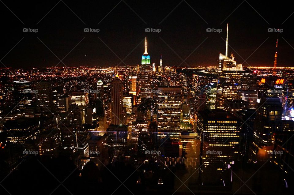Night view, New York City