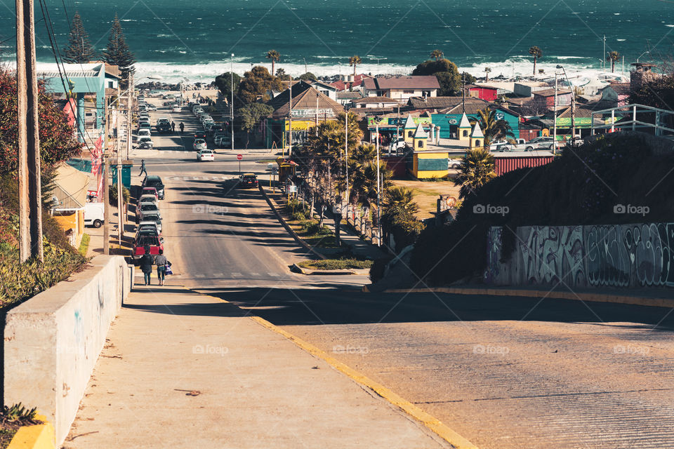 Street photography of El Tabo 