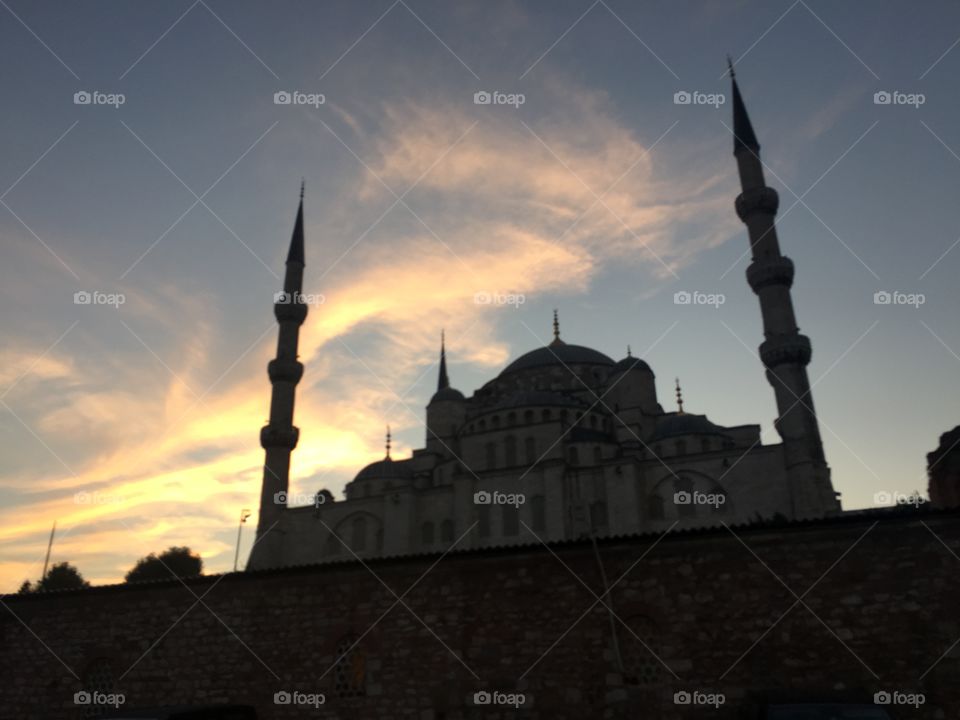 Silhouette in Istanbul 