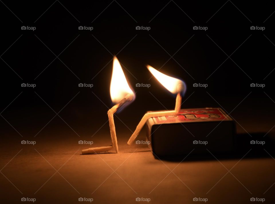 Burn and build two lovers