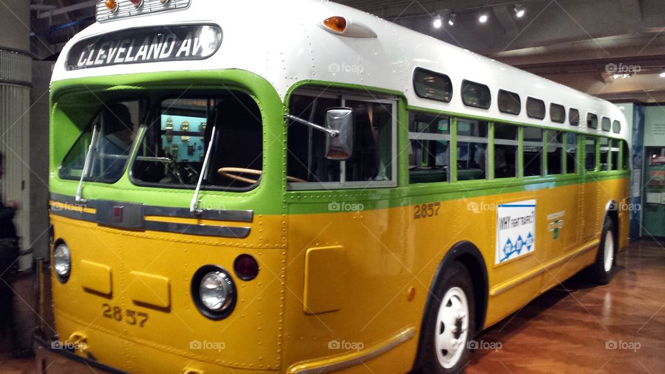 Rosa Parks Bus. Taken at The Henry Ford Museum, Dearborn, MI