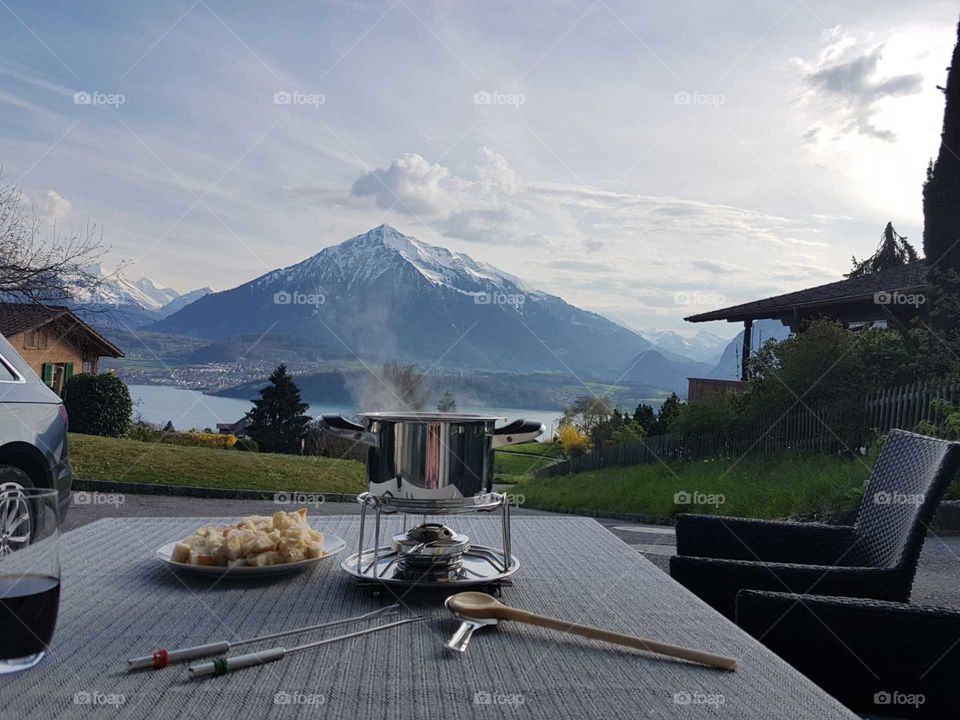 Fondue in Switzerland 