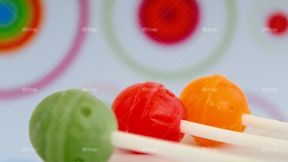 Colorful lollipops 