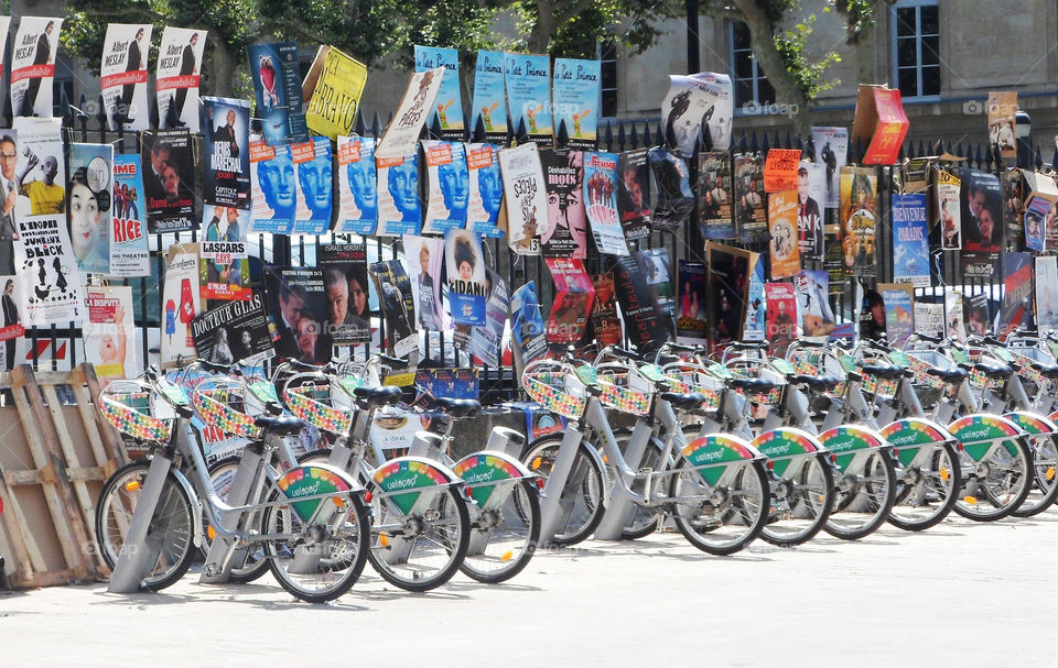 Festival of theatre in Avignon in France