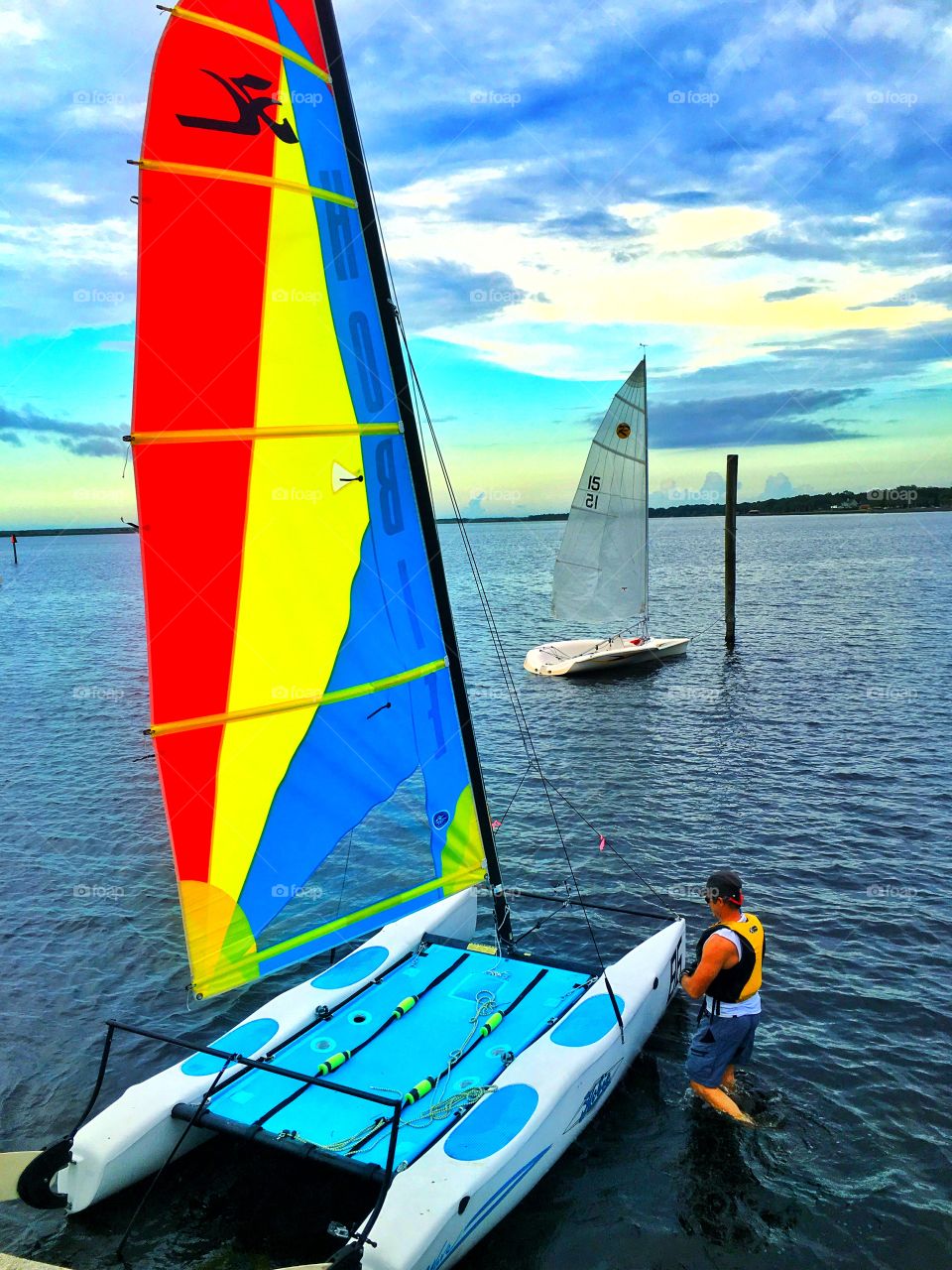 Hobiecat sailboat