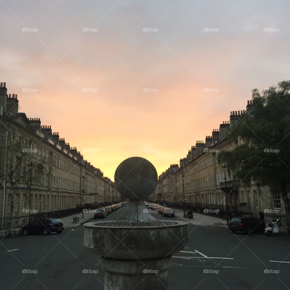 Sunset in Bath