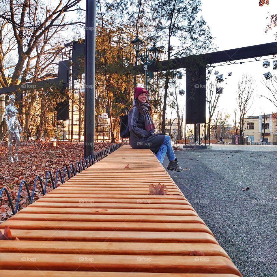 Autumn style of clothing.