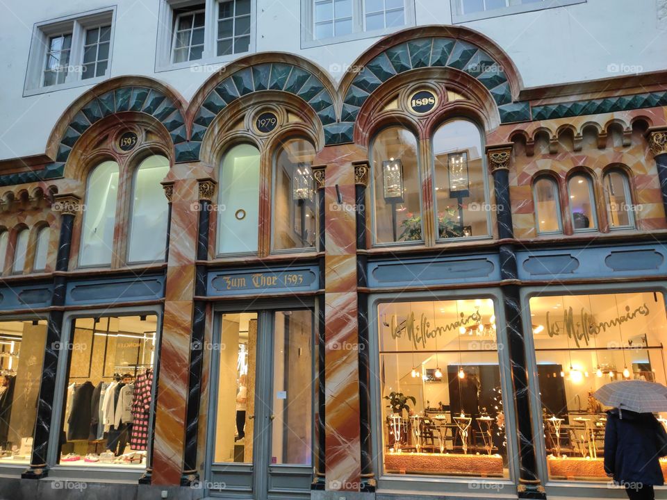 Zurich Switzerland nice entrance to the building