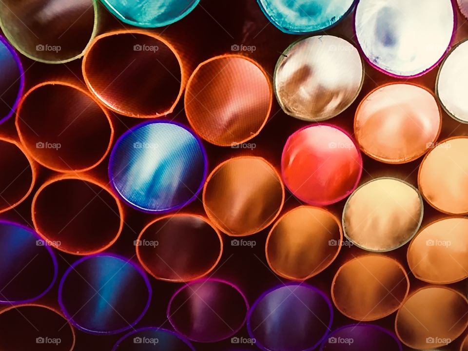 Colorful straws 