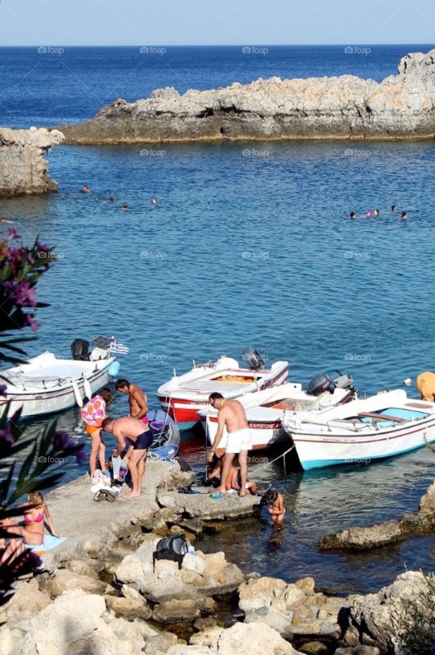 St.pauls bay in Lindos