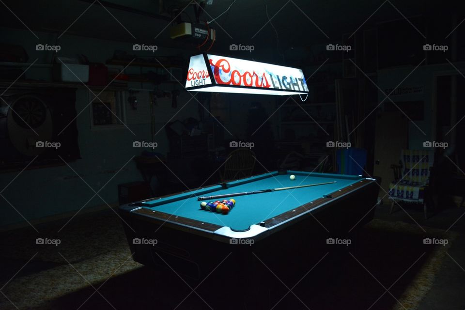 Billiards in the dark