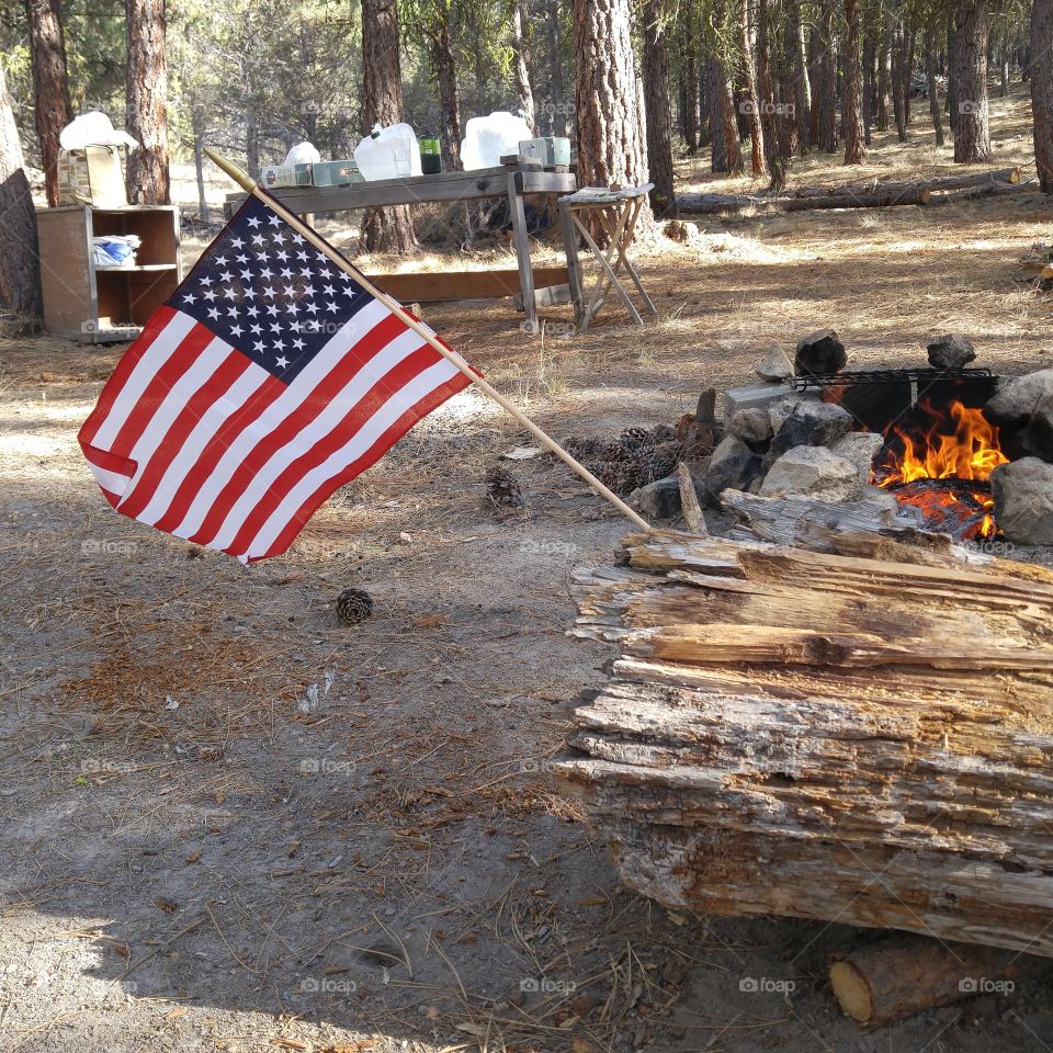 camping on the 4th of July