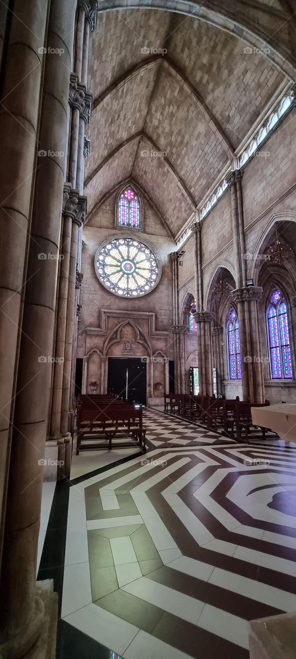 St Denis Cathedral, Bana Hills, Da Nang, Vietnam