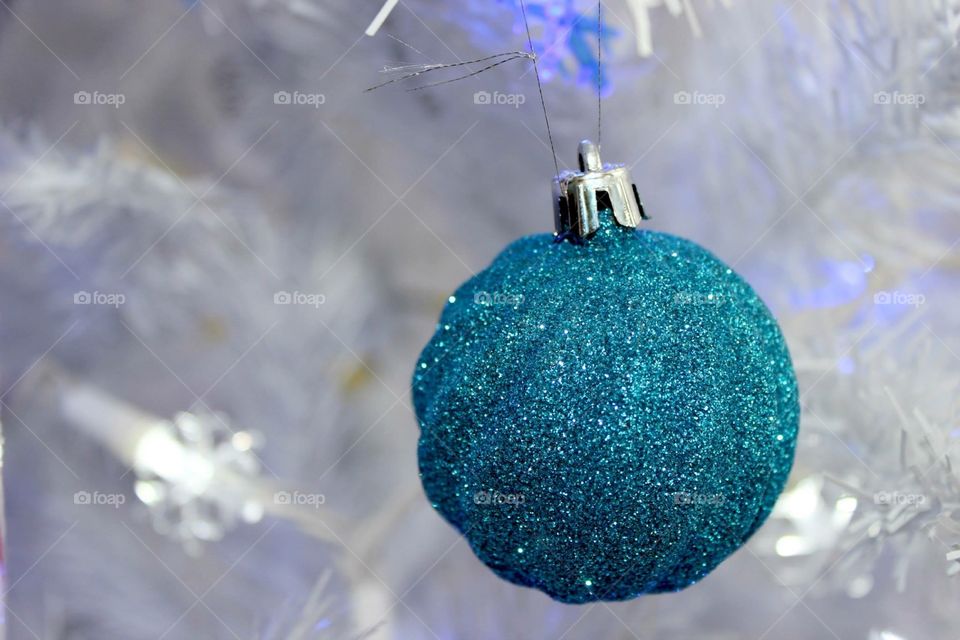 Blue Christmas Ordiment