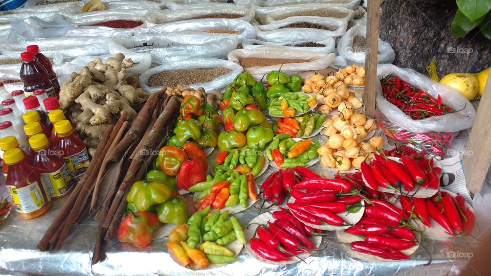 Copacabana Fair, peppers and spices