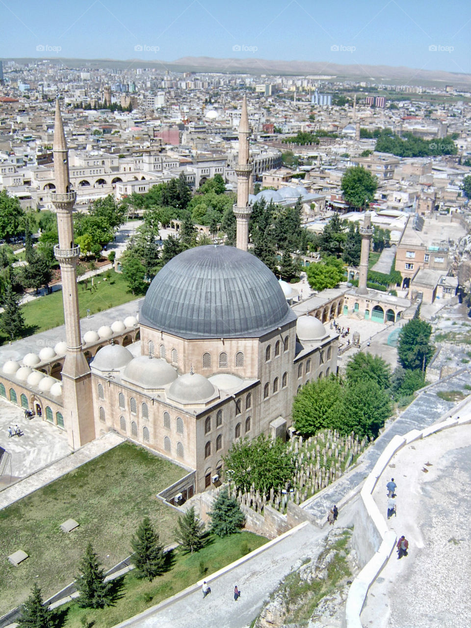 Mevlid-i Halil Mosque and Şanlıurfa city scan