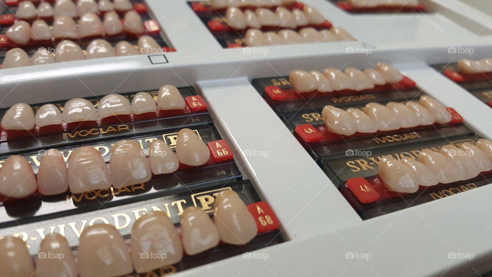denture tooth cards