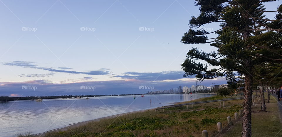 Winter Landscape over Broadwater