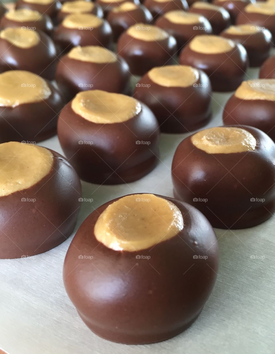 Homemade Buckeyes Chocolate Peanut Butter Candy