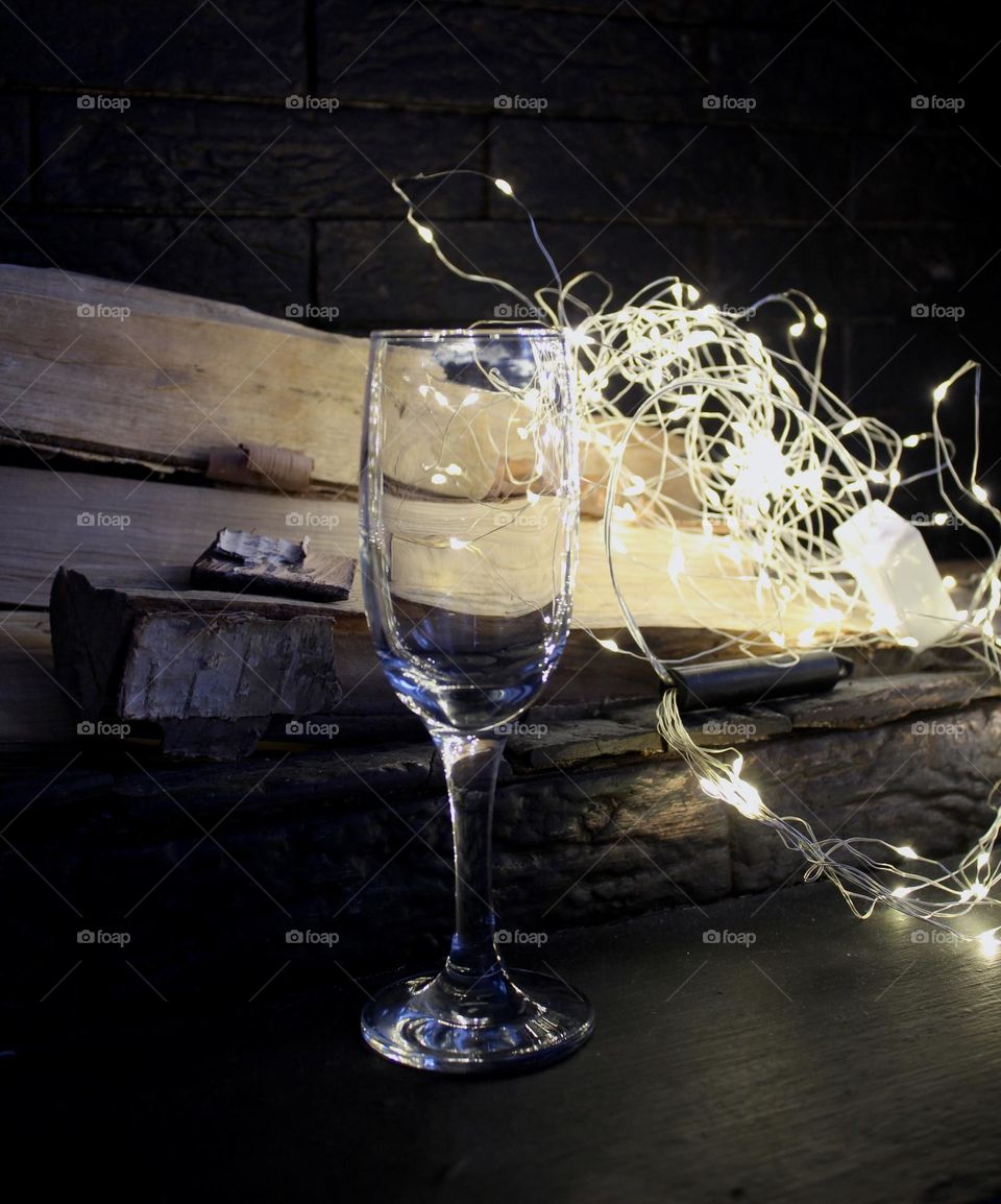 Sparkles of the begging celebration 