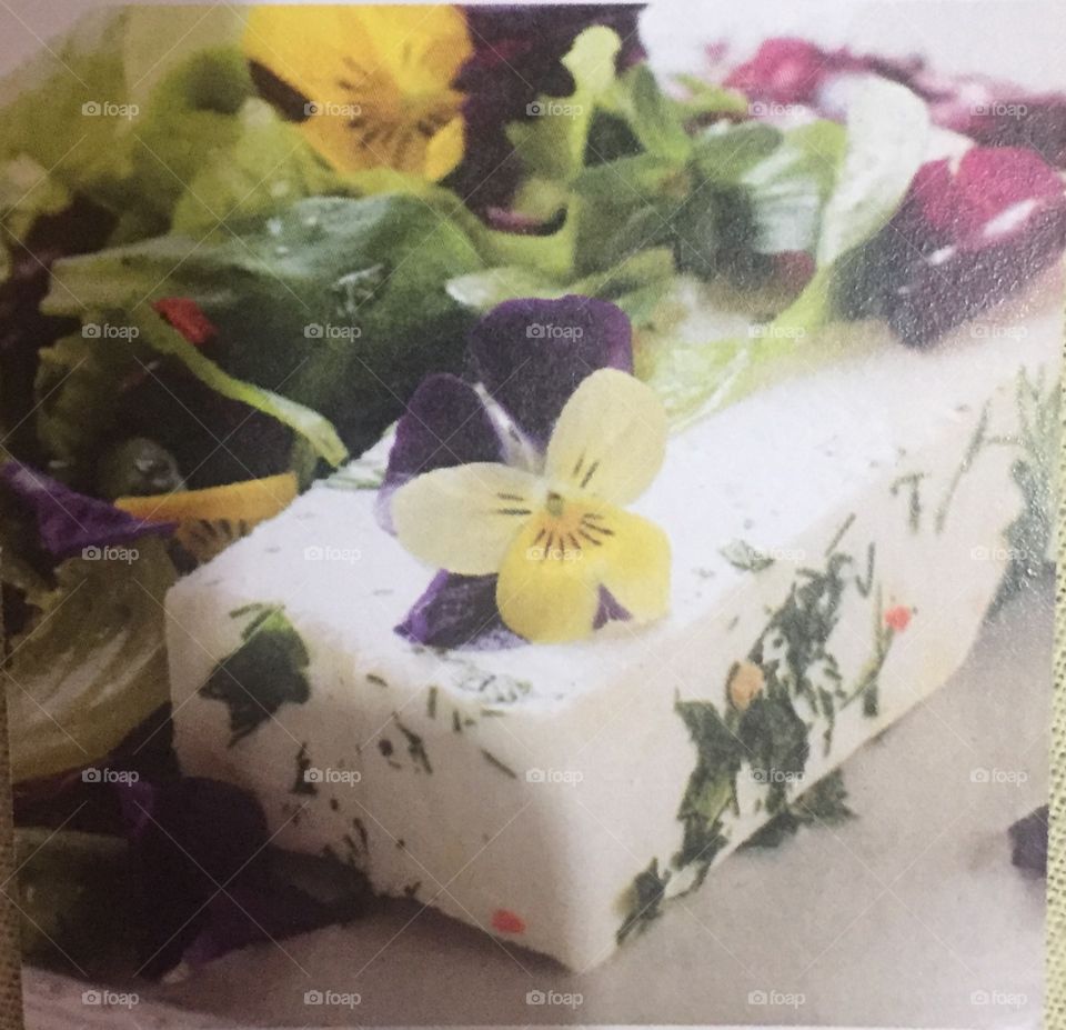 Salade feuille fromage 