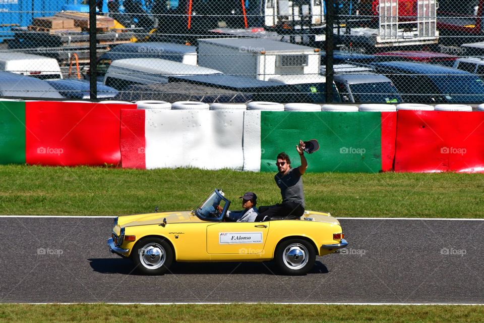 Fernando Alonso drivers parade