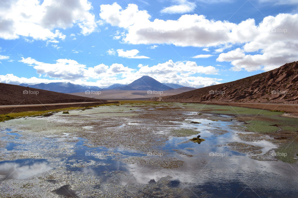 Volcano scenery