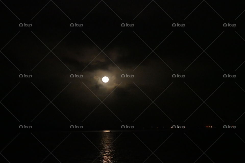 look at the water reflection