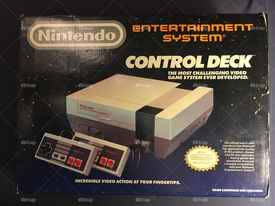 Nintendo NES Complete in box 
Released - 1988