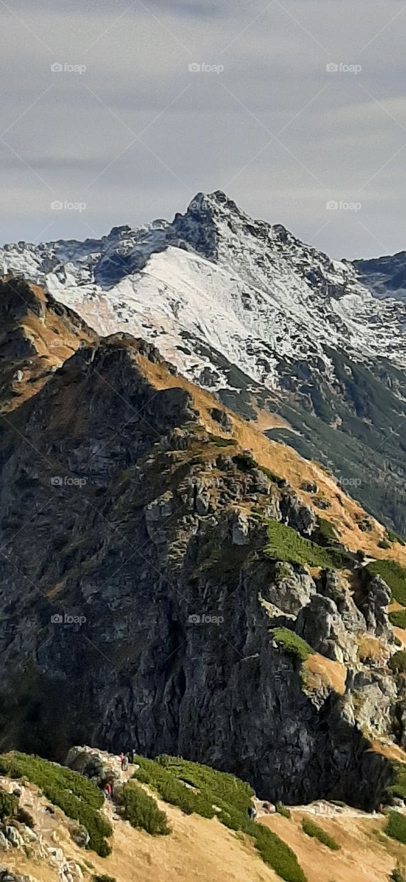 Mountain panorama in Red Hills