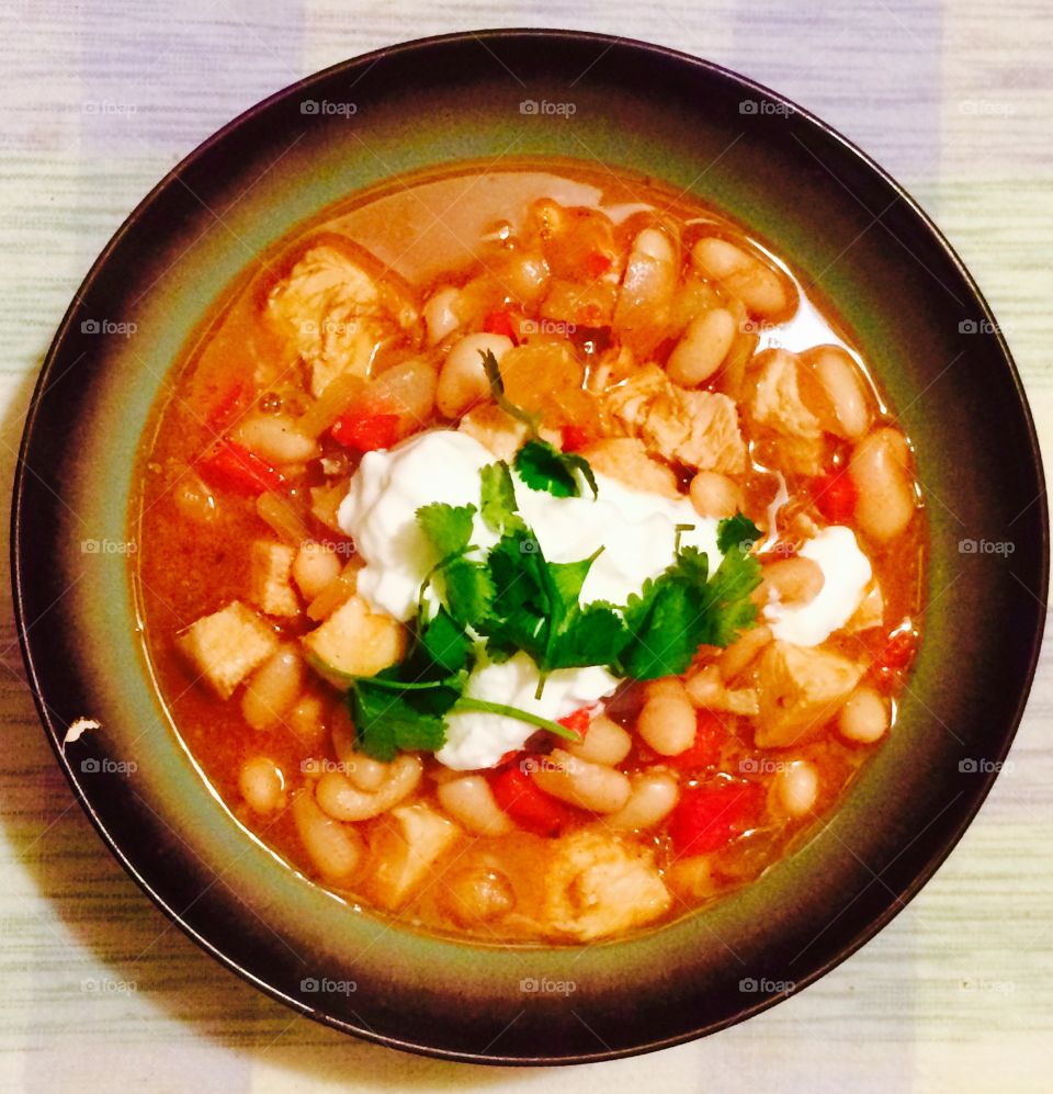 White bean chilli 