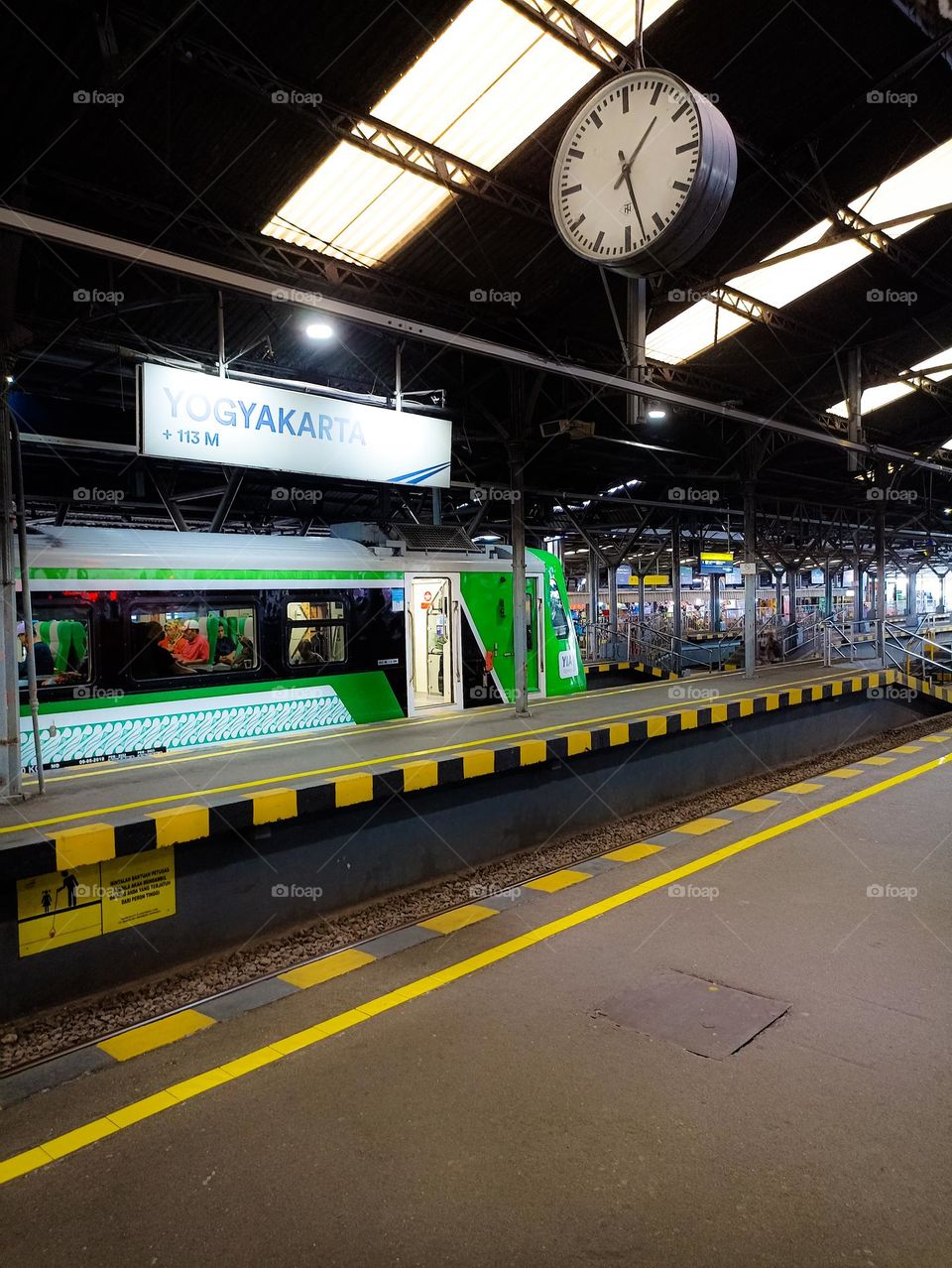 Tugu Station at Yogyakarta, Indonesia.