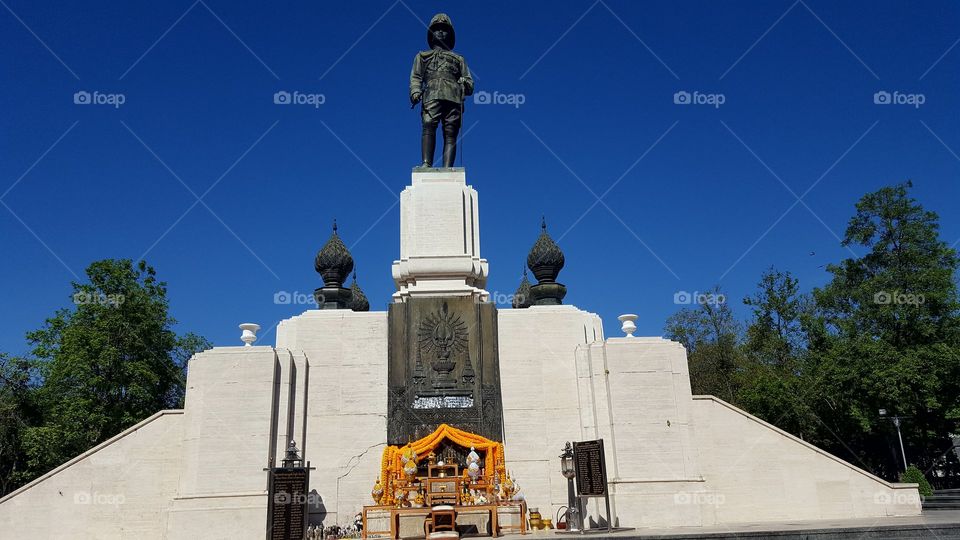 Statues, shrines and monuments everywhere in Thailand.