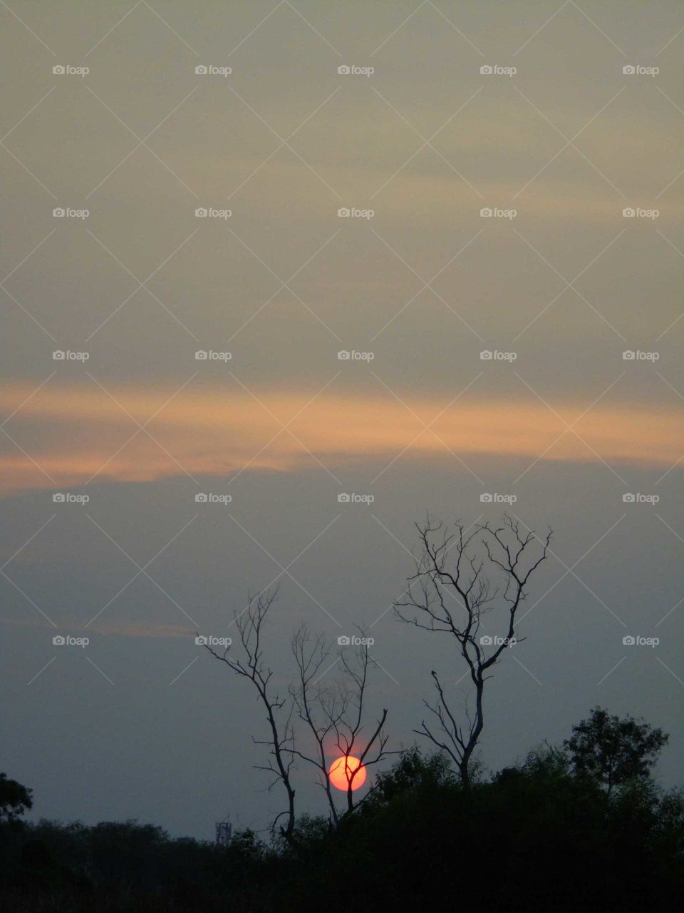Sunset cloud and sky