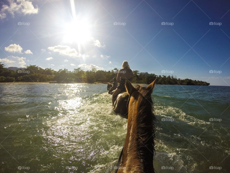 Horseback riding in Jamaica 