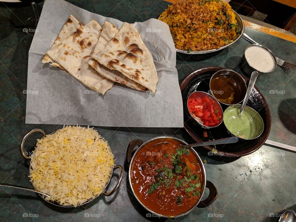 Dinner at Indian Restaurant