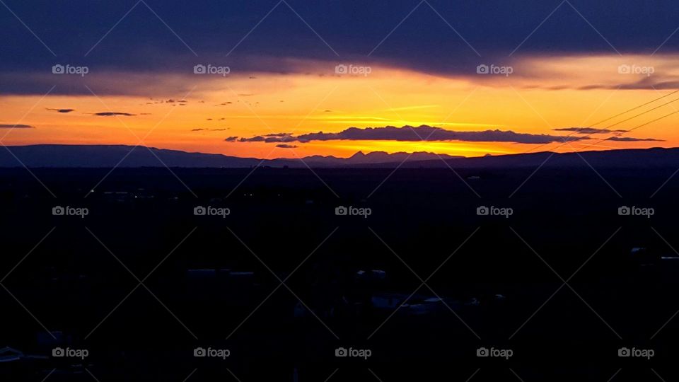Central Washington sunset