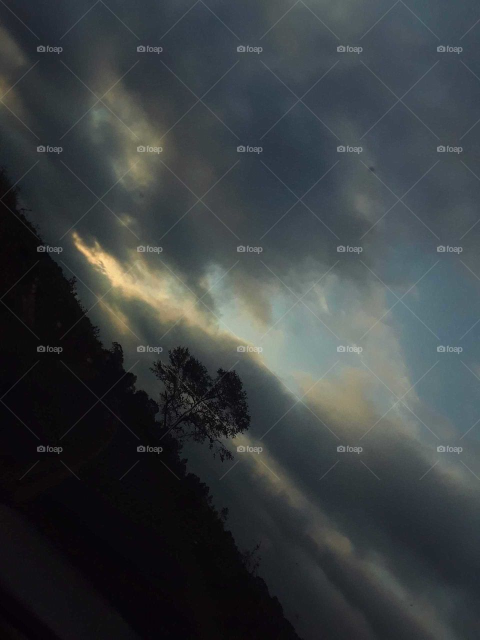 the parting in the sky