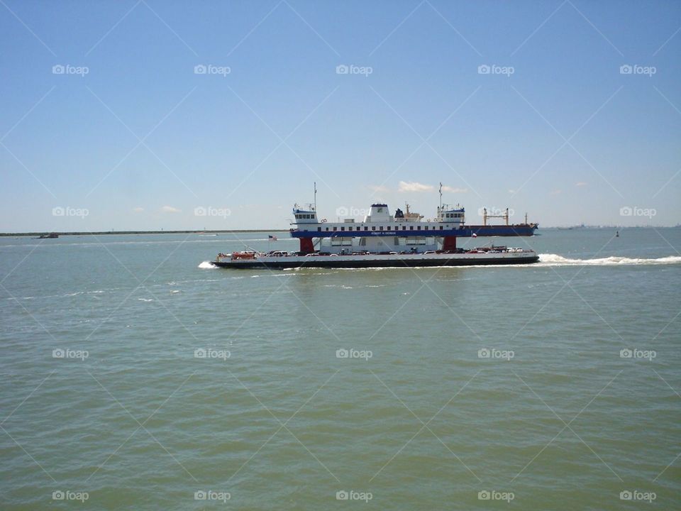 Galveston Texas Gulf of Mexico Ferry USA