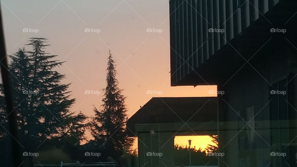 morning sky so colorful