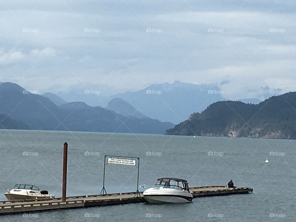 Harrison Lake and Coast Mountains 