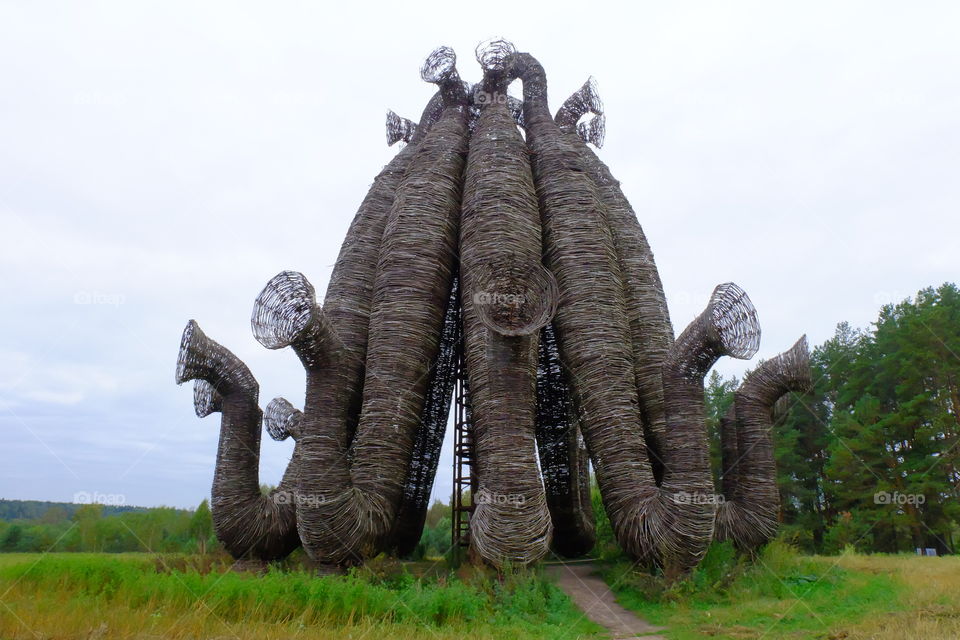 Land-art. Park “Ugra”