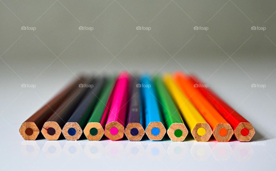 Color the word with colors of love