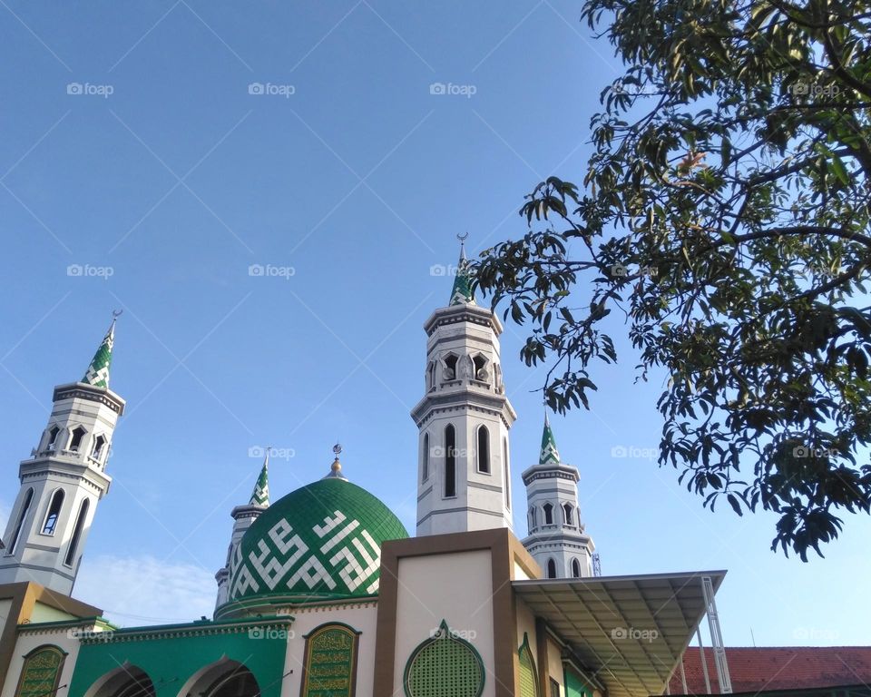 Beautiful mosque in the morning